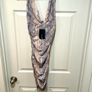 FASHION NOVA Snakeskin Dress